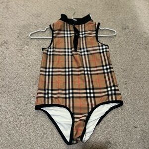 Girls Burberry Swimsuit